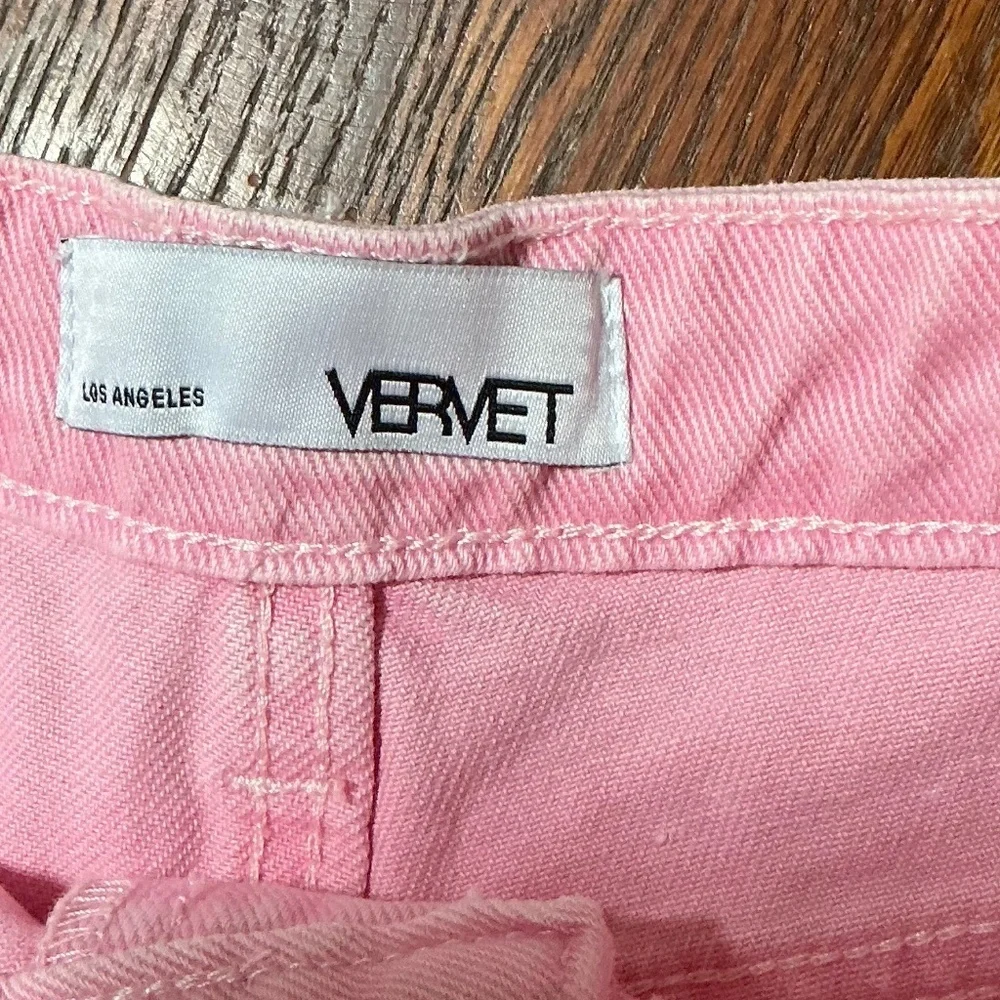 Vervet Pink Cut-off Denim Shorts NWT SZ XS - Picture 3 of 4